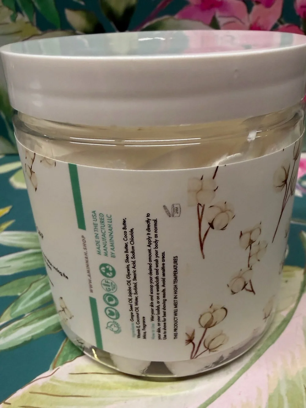 Aminnah x DillPicky Clean Cotton Whipped Foaming Soap 8oz NWT